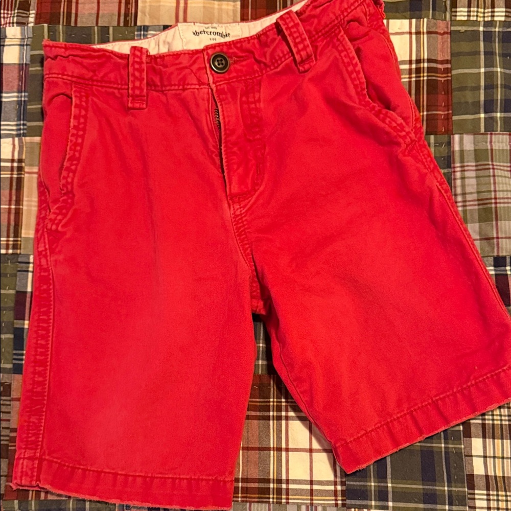 Abercrombie & Fitch Kids Red Shorts
